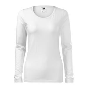 MALFINI Dámské tričko s dlouhým rukávem Slim - Bílá | XL