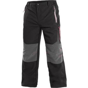 Pánské outdoorové kalhoty MONTREAL - Černá / červená | L