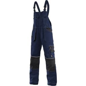 Montérkové kalhoty s laclem ORION KRYŠTOF - Tmavě modrá / černá | 56