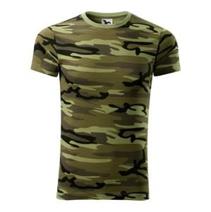MALFINI Maskáčové tričko Camouflage - Maskáčová zelená | M